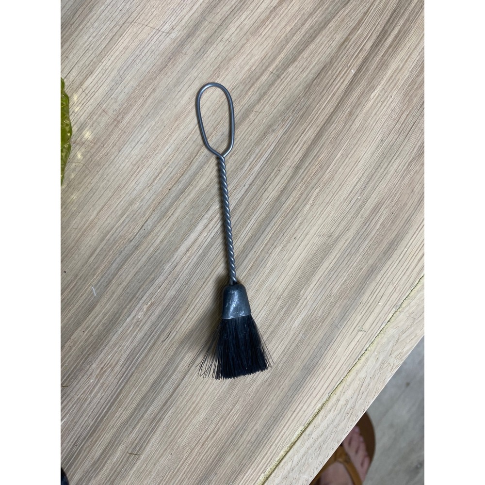 Vintage Sewing machine Lint Brush Japan Cleaning Twisted Metal Handle Tool